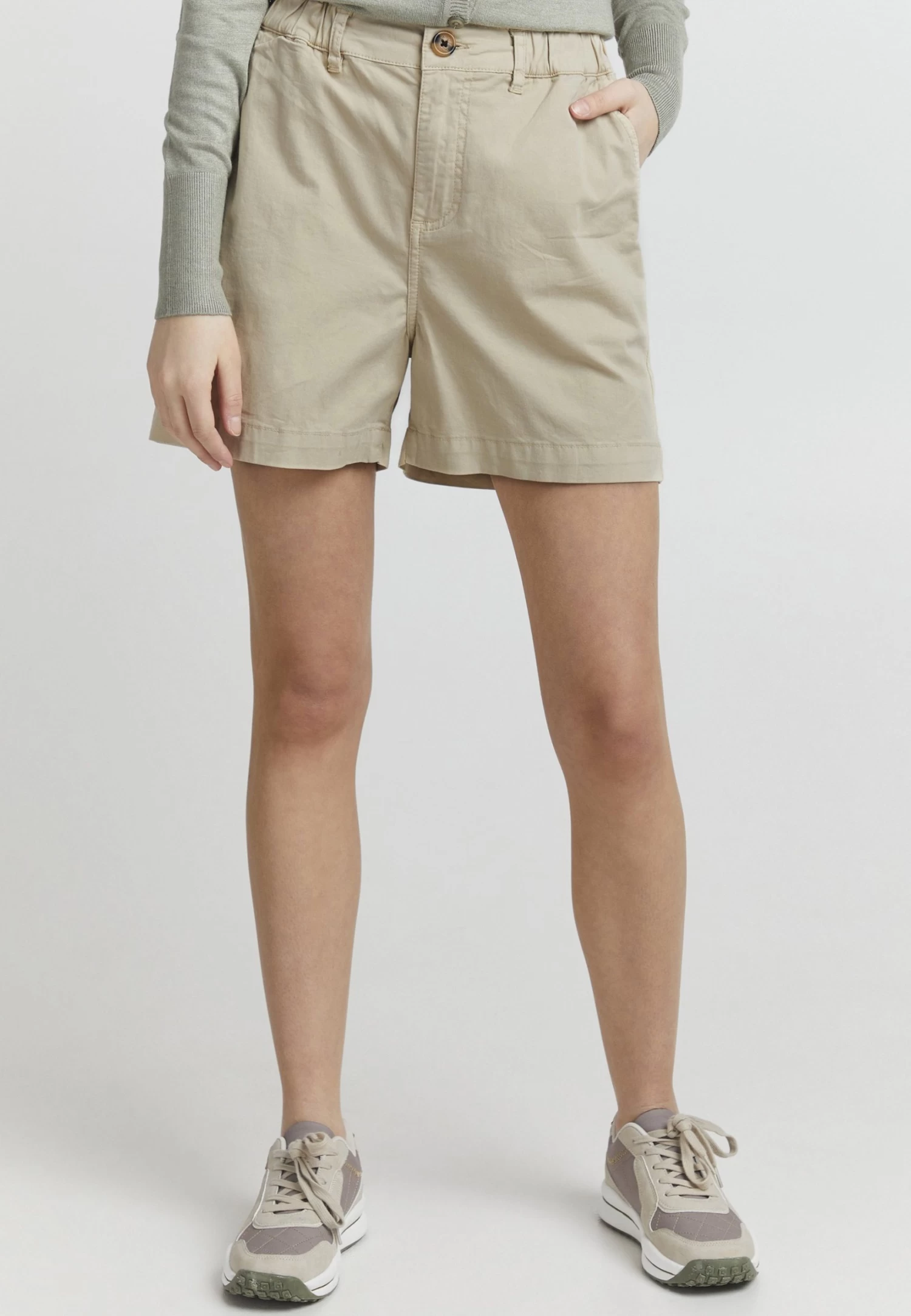 Oxmo Oxchai Me - Shorts - Cement 1 Oxmo Oxchai Me - Shorts - Cement