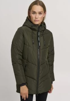 OXMO Oxjunchen - Abrigo De Invierno - Grey Denim