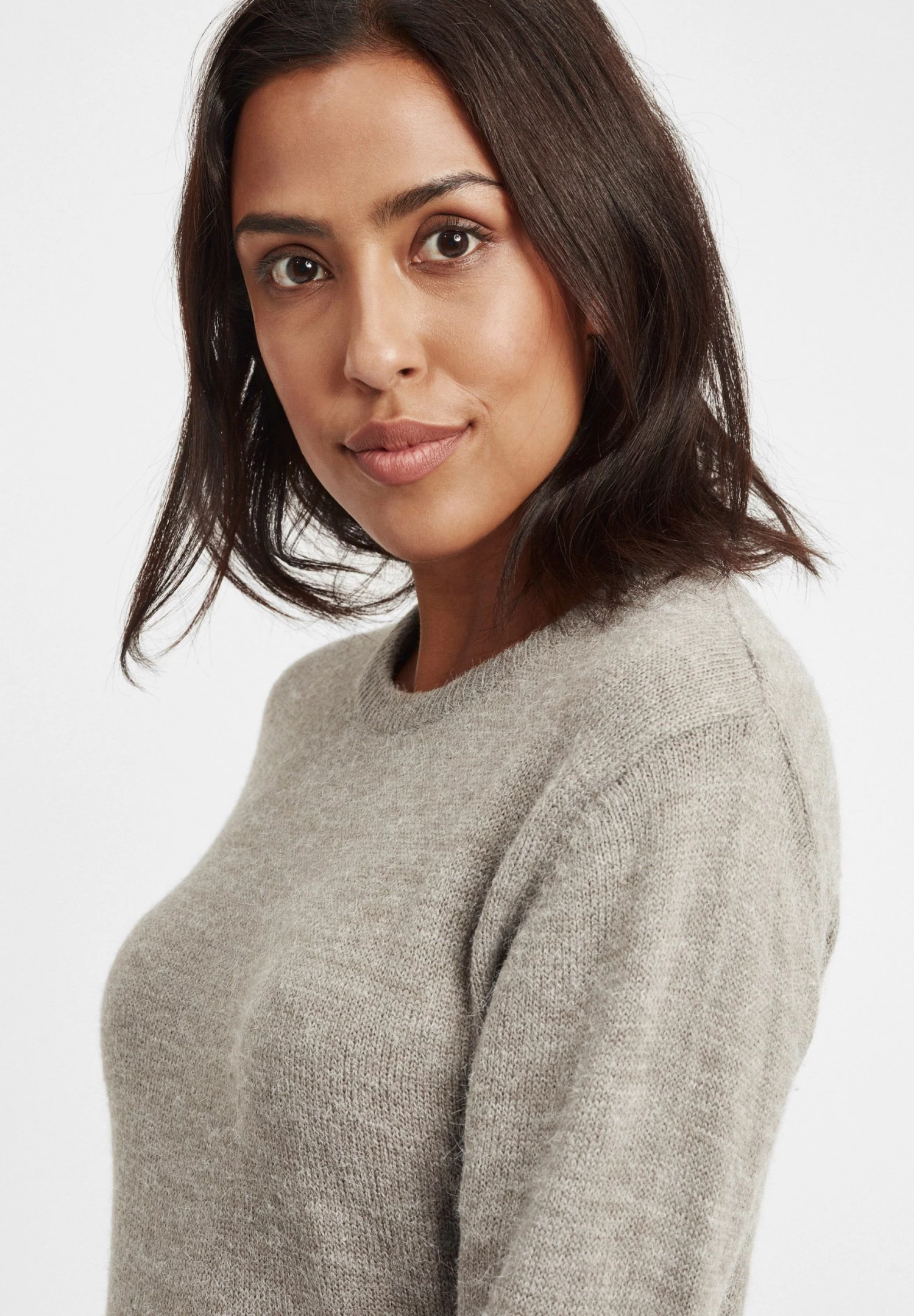 OXMO Oxnatti - Vestido De Punto - Stone Mix 4 OXMO Oxnatti - Vestido De Punto - Stone Mix - Imagen 4