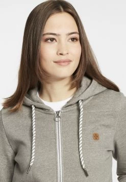 OXMO Celia - Sudadera Con Cremallera - Medium Grey Melange -Oxmo Ventas ee8700df617044f789756c589cc56ddc