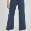OXMO Oxanni - Vaqueros A Campana - Mid Blue Denim