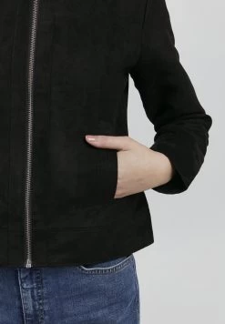 OXMO Peggy - Chaqueta De Cuero Sintético - Black -Oxmo Ventas f4c2f3becbf64231b3eb6884f43bdce0