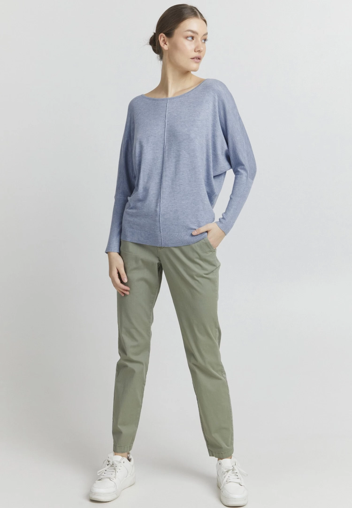 OXMO Oxherdis - Jersey De Punto - Kentucky Blue Melange 2 OXMO Oxherdis - Jersey De Punto - Kentucky Blue Melange - Imagen 2