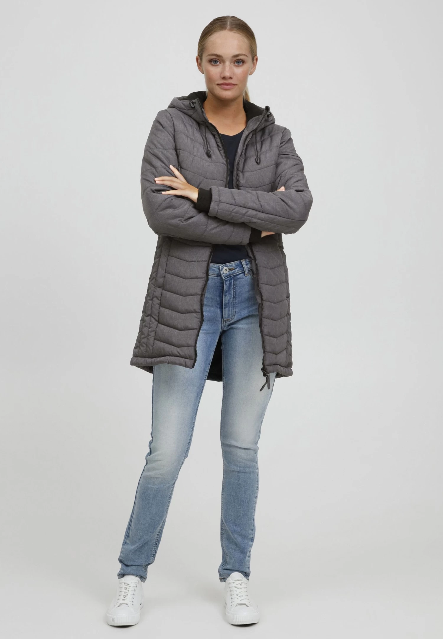 OXMO Oxnelly - Chaqueta De Invierno - Smoked Pearl 2 OXMO Oxnelly - Chaqueta De Invierno - Smoked Pearl - Imagen 2