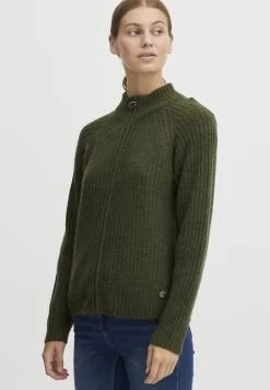 OXMO Sal - Chaqueta De Punto - Rifle Green Melange